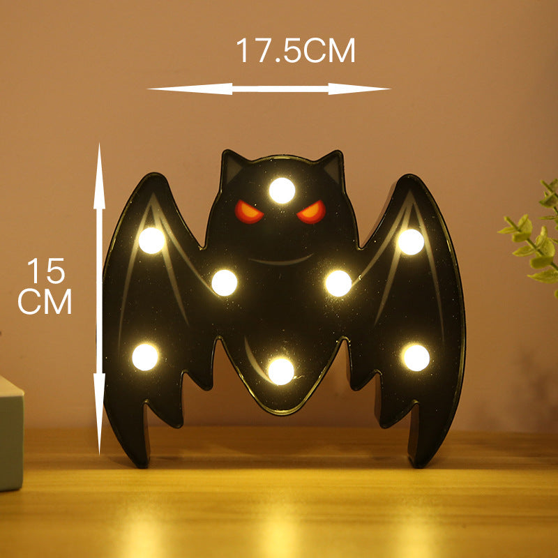 Halloween Lights Decoration LED Light Pumpkin Spider Bat Skull Outdoor Decorative Modeling Room Lights Decor Helloween Party | lights | Enhance the eerie ambiance of your Halloween festivities with our LED Halloween Lights Decoration. T
