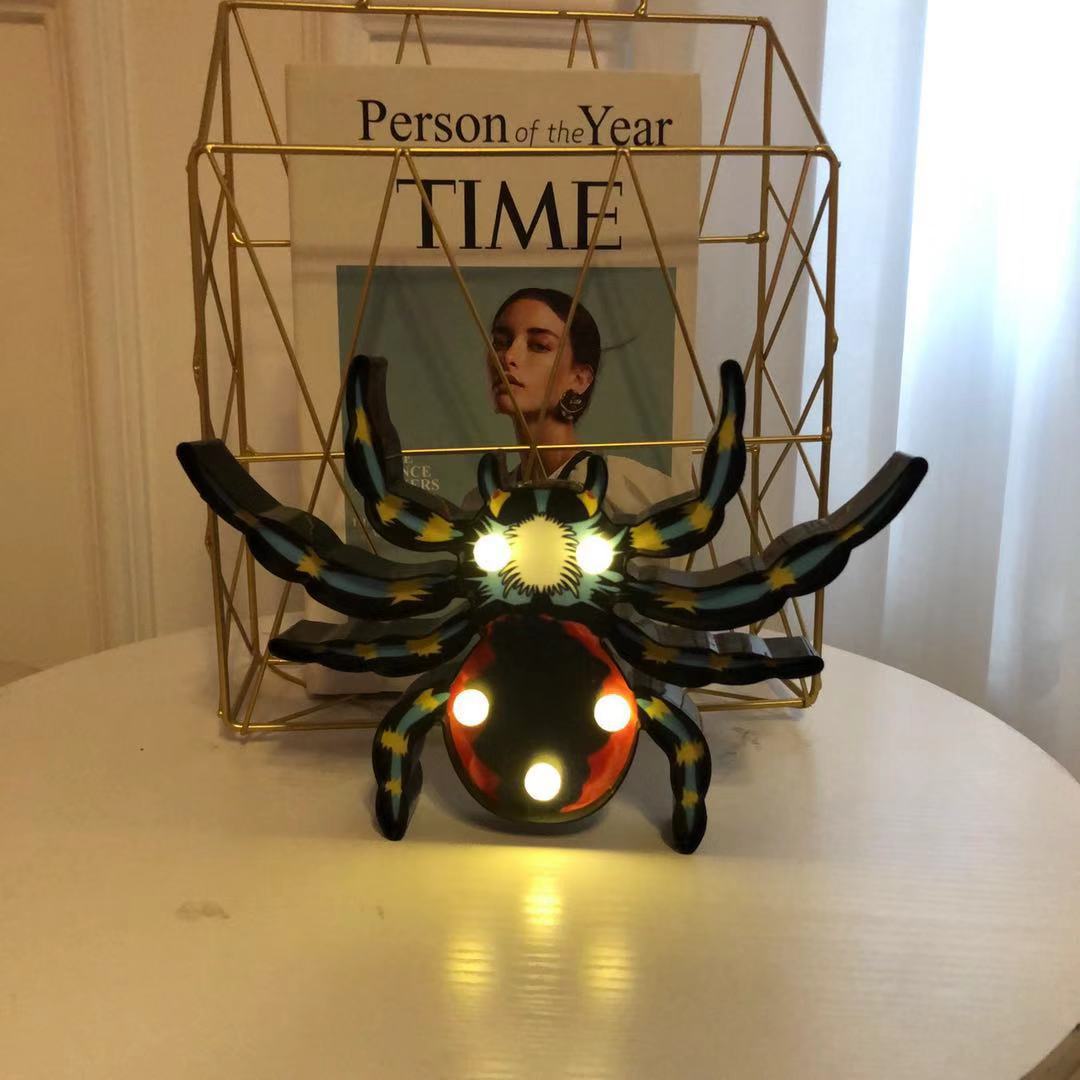 Halloween Lights Decoration LED Light Pumpkin Spider Bat Skull Outdoor Decorative Modeling Room Lights Decor Helloween Party | lights | Enhance the eerie ambiance of your Halloween festivities with our LED Halloween Lights Decoration. T