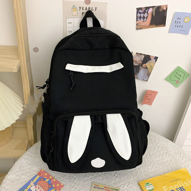High School And Junior High School Students Cute Rabbit Backpack