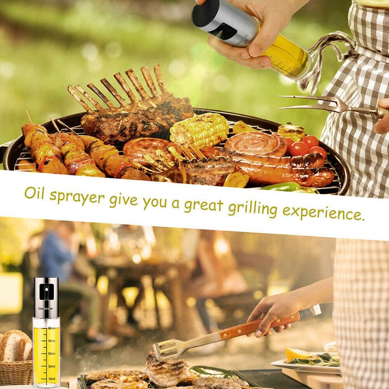 2PCS Stainless Oil Sprayer Cooking Mister Spray Fine Bottle Kitchen Tool UK | Stainless Oil Sprayer Cooking |
Features:
The nozzle adopts sealing technology, which is turned to no oil leakage, easy t