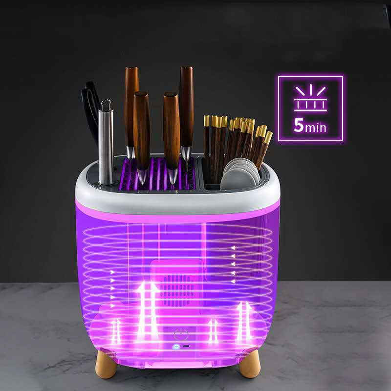 Kitchen Utensils Racks Tableware Cutlery Chopsticks Storage | kitchen utensils | Introducing our Mini Sterilization Knife Holder, the ultimate kitchen storage gadget for organizing