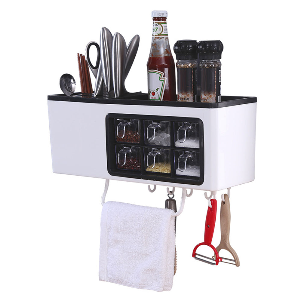 Multifunctional wall-mounted home storage jar.