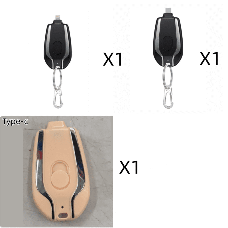 1500mAh Mini Power Emergency Pod Keychain Charger With Type-C Ultra-Compact Mini Battery Pack Fast Charging Backup Power Bank | phone charger |
Introducing our 1500mAh Mini Power Emergency Pod Keychain Charger, the ultimate solution for keep