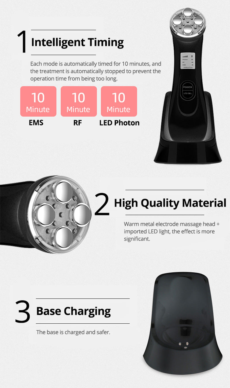 The Enchanting Rose Quartz Microneedle Facial Elixir | massage | Introducing our exquisite Facial Care Instrument with Microneedles, a true beauty marvel that will t