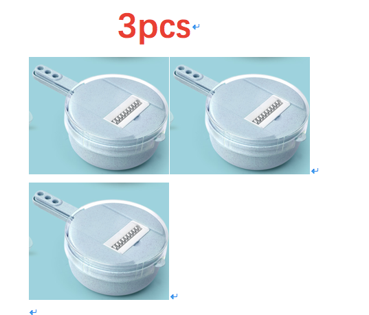 8 In 1 Mandoline Slicer Vegetable Slicer Potato Peeler Carrot Onion Grater With Strainer Vegetable Cutter Kitchen Accessories | kitchen utensils |
Overview:
This hand-held slicer made from Food-Grade stainless steel & BPA-Free plastic off