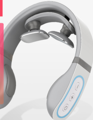 Wireless Electronic Neck Massager 4D Shiatsu Cervical Massager Stiff Neck Massage Health Care Therapy Pulse Pain Relief.