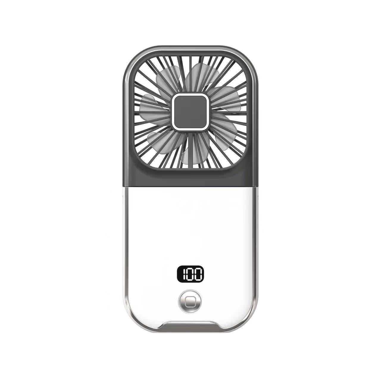 Folding Portable Digital Display Handheld Small Fan.