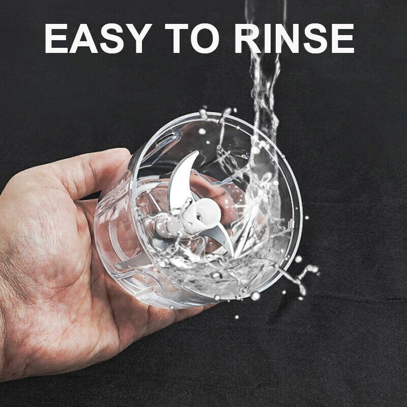 250ML Electric Garlic Food Chopper Vegetable Chopper Grinder Blender Crusher | chopper |
Features:
The stainless steel blade is durable, strong and can be cut efficiently.
Powerful