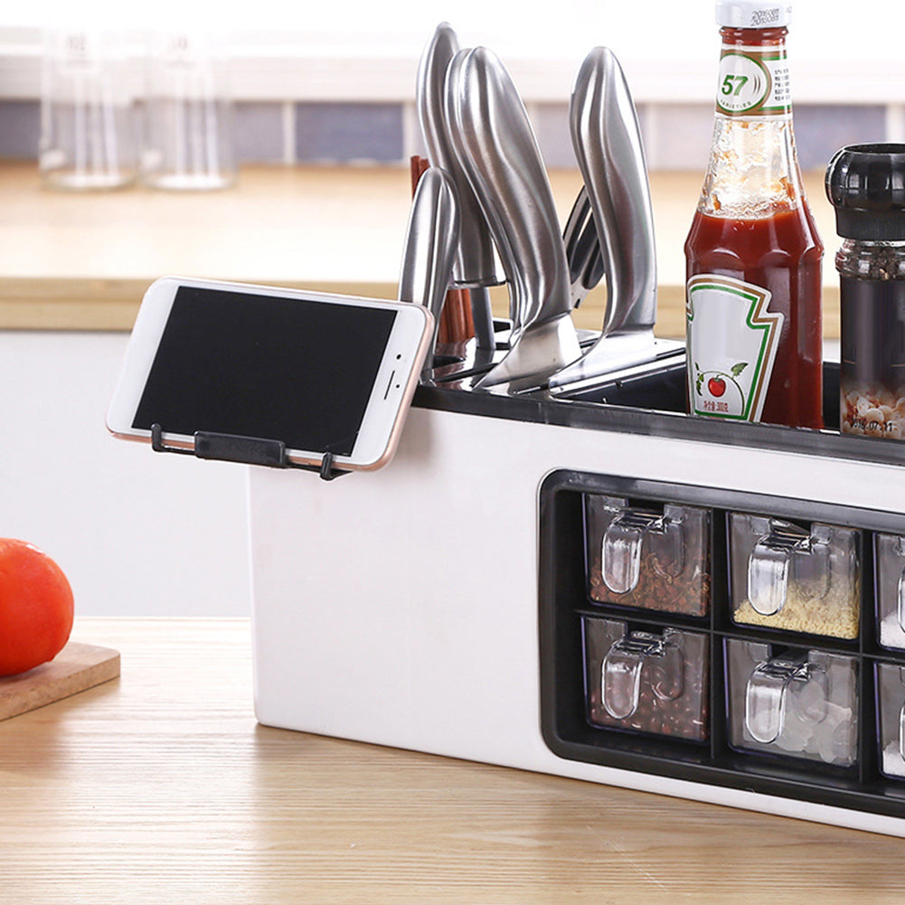 Multifunctional wall-mounted home storage jar.