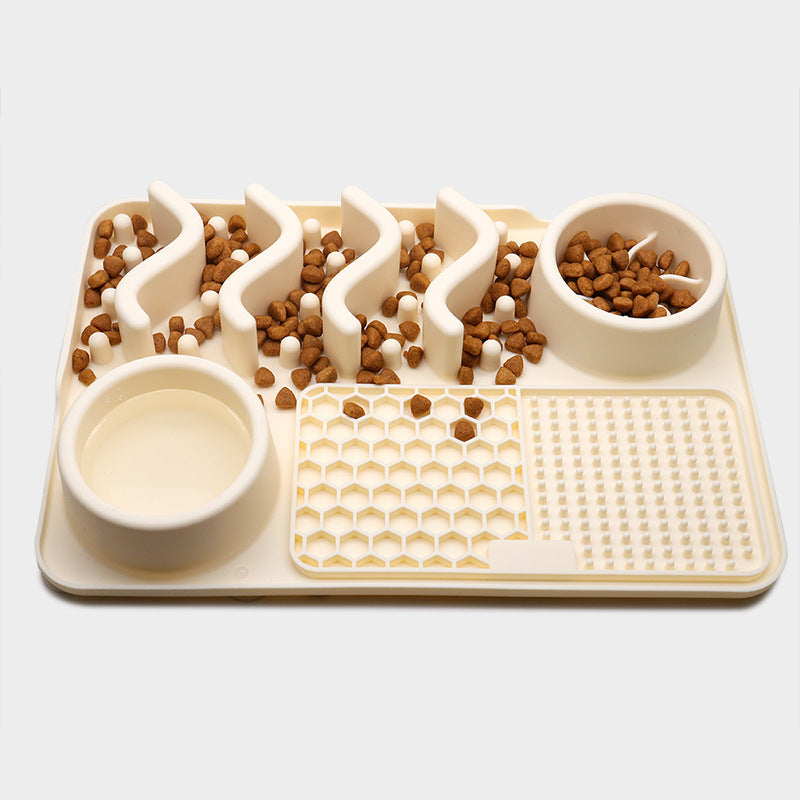 Dog Silicone Licking Pad Pet Licking Mat Silicone Smelling Mat Multifunctional Food Bowl Pets Supplies | dog feeder | Introducing the Dog Silicone Licking Pad Pet Licking Mat Silicone Smelling Mat - a multifunctional f