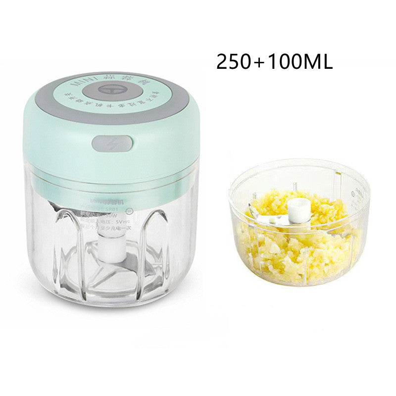 Mini Electric Garlic Chopper USB Charging Ginger Masher Machine Sturdy Durable Chili Vegetable Crusher Kitchen Tool.