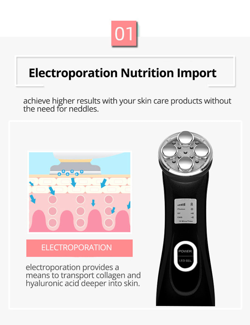 The Enchanting Rose Quartz Microneedle Facial Elixir | massage | Introducing our exquisite Facial Care Instrument with Microneedles, a true beauty marvel that will t