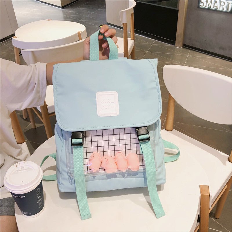 backpack college backpack korean style soft handle - 2