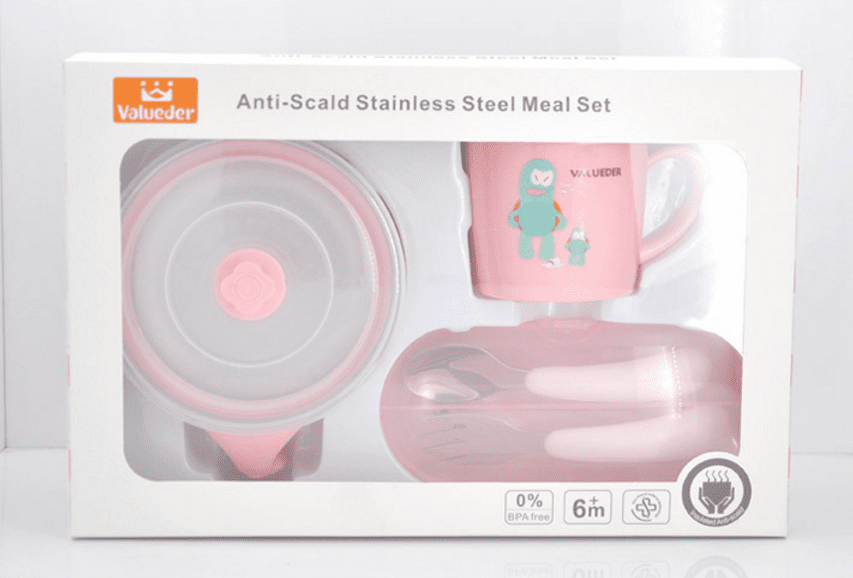 Baby Stainless Steel Feeding set | baby feeding | Material: 304 stainless steel
