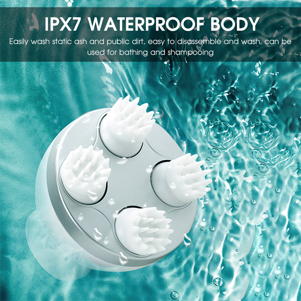 Electric Massager Wireless Waterproof Shoulder And Neck Deep Tissue Kneading Massage.