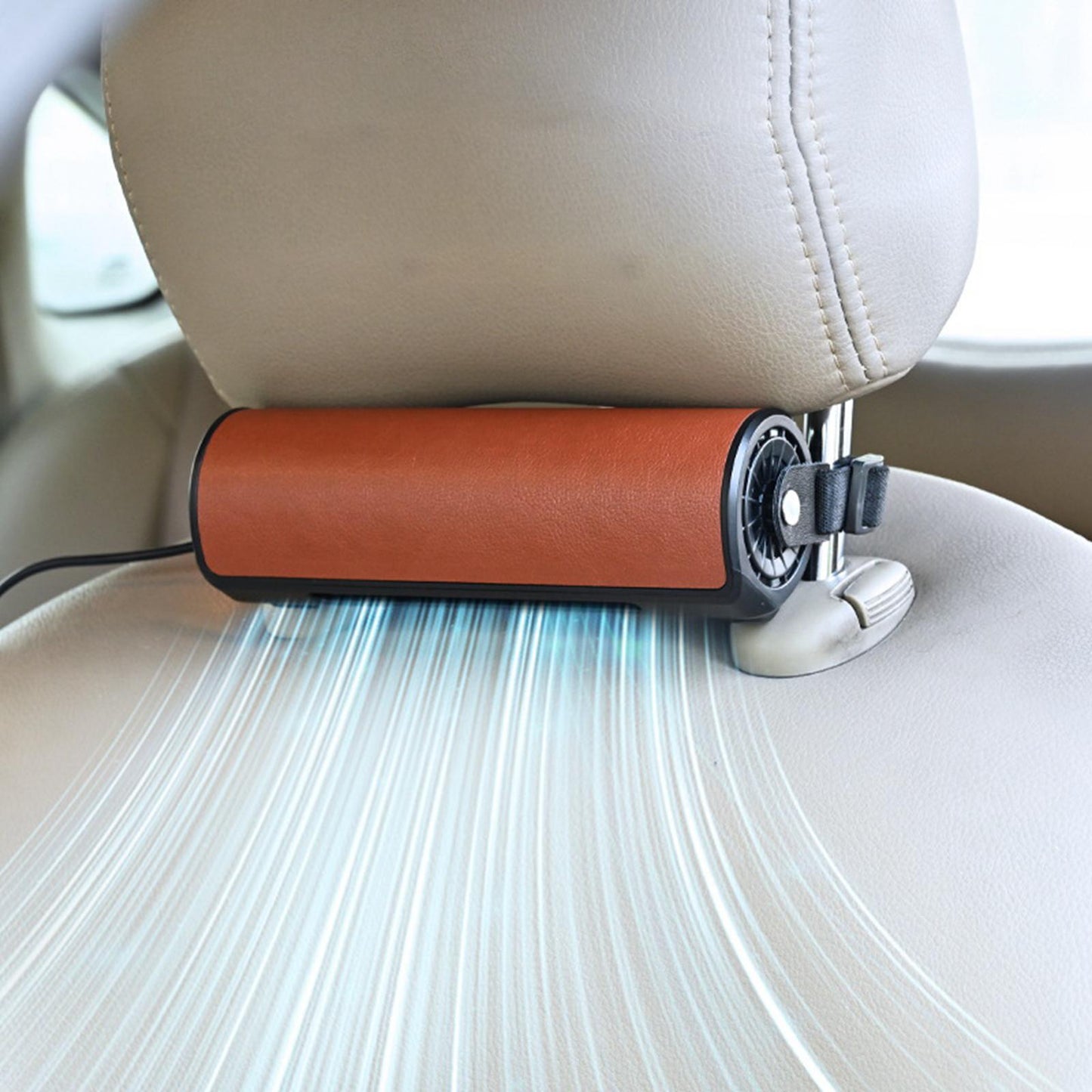 Car Seat Cooling Fan Air Vent Fan USB S Wind Accessories For Car Truck SUV RV Outdoor.