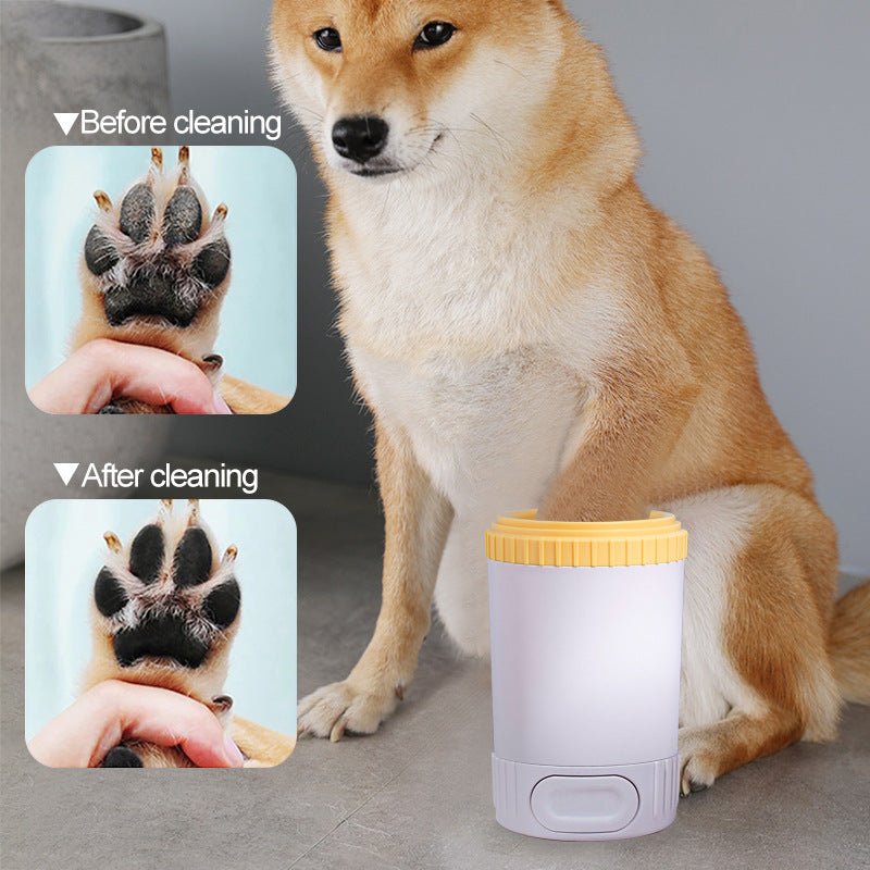 Automatic Pet Foot Wash Cup Automatic Cleaning Tool | pet cleaning |
Product information:
Product name: Pet foot wash cup
Material: PP+Silicone, all European a