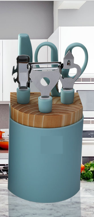 Stainless Steel Kitchen Gadgets Household Kitchen Utensils Tray Peeler Egg Beating Scissors Gifts.