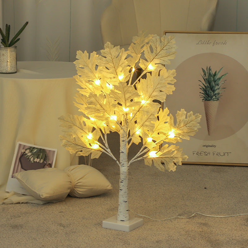 LED Maple Leaf Birch Tree Light Room.