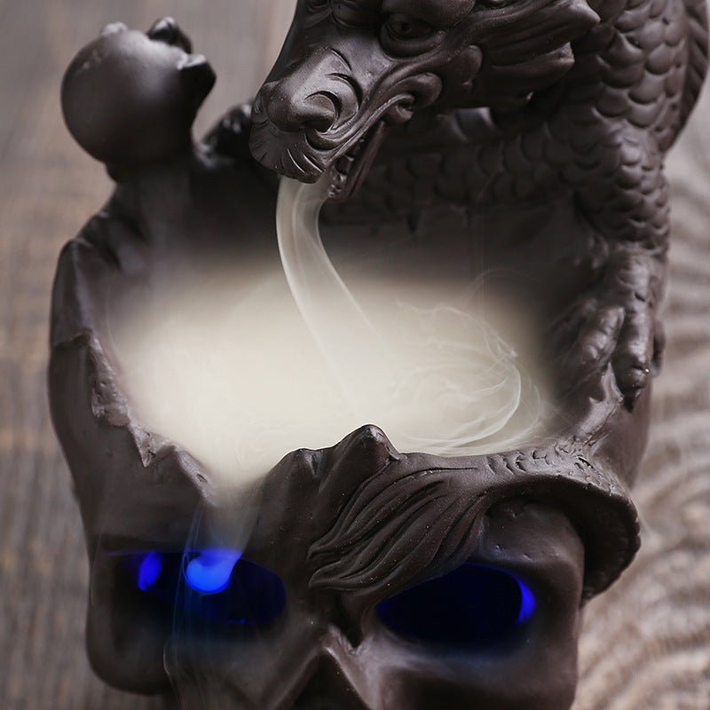 Skull Head Halloween Home Decoration Backflow Incense Burner | Skull Head Halloween Home Decoration |
Product information:
Material: purple sand
Craft: handmade
Specifications: Skull Head D