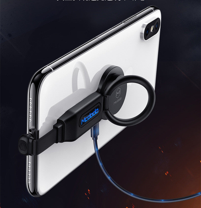 Headphone Frequency Adapter Cable For Charging And Listening To Songs.