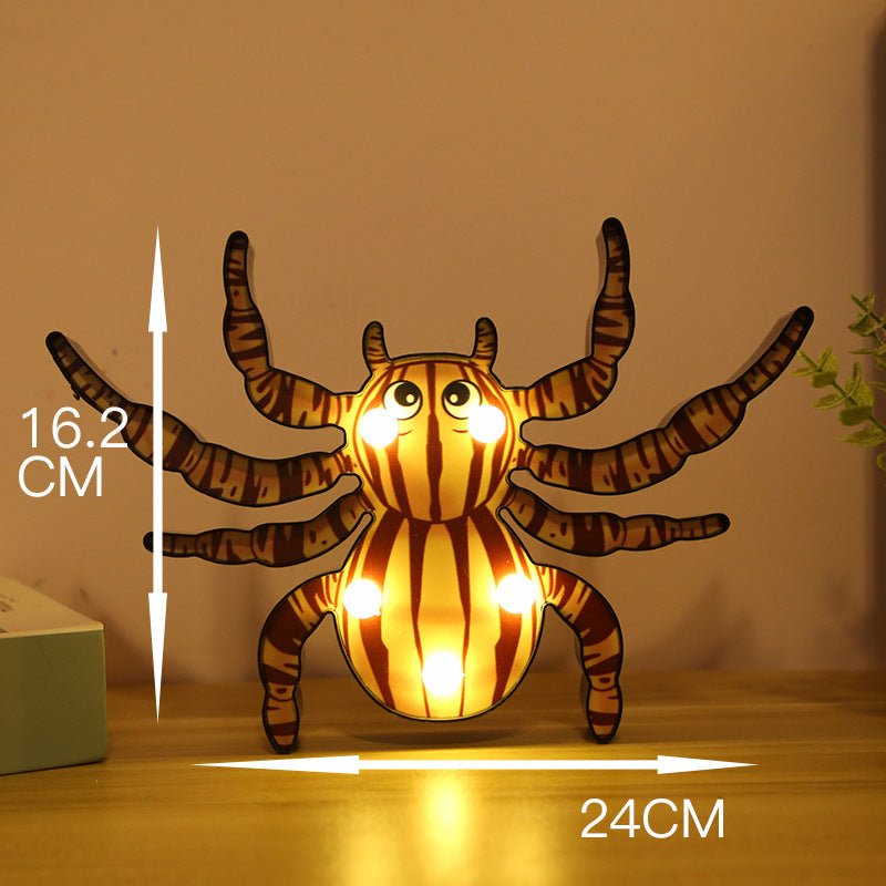 Halloween Lights Decoration LED Light Pumpkin Spider Bat Skull Outdoor Decorative Modeling Room Lights Decor Helloween Party | lights | Enhance the eerie ambiance of your Halloween festivities with our LED Halloween Lights Decoration. T