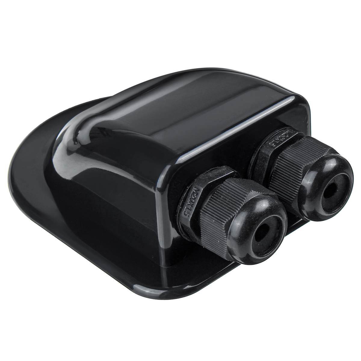 Solar Photovoltaic Plastic Bracket Double Hole ABS Photovoltaic RV Junction Box RV Roof Waterproof Junction Box.