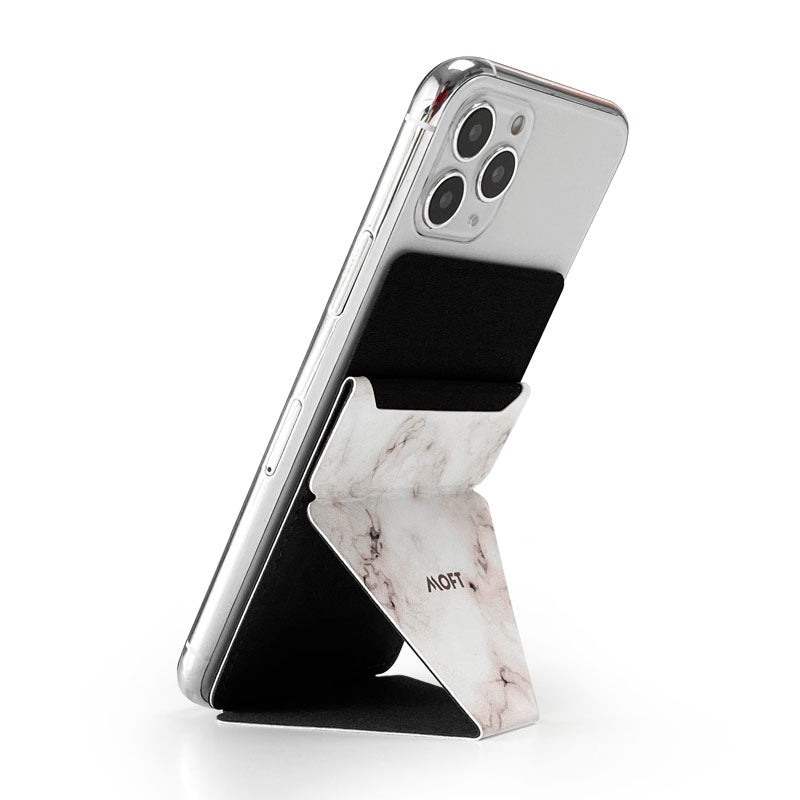 Invisible mobile phone folding stand.