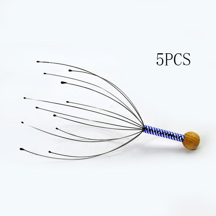 Hair Hair Raising Octopus Scalp Massager Massage Claw Manual Massager Head Massager Grasper.