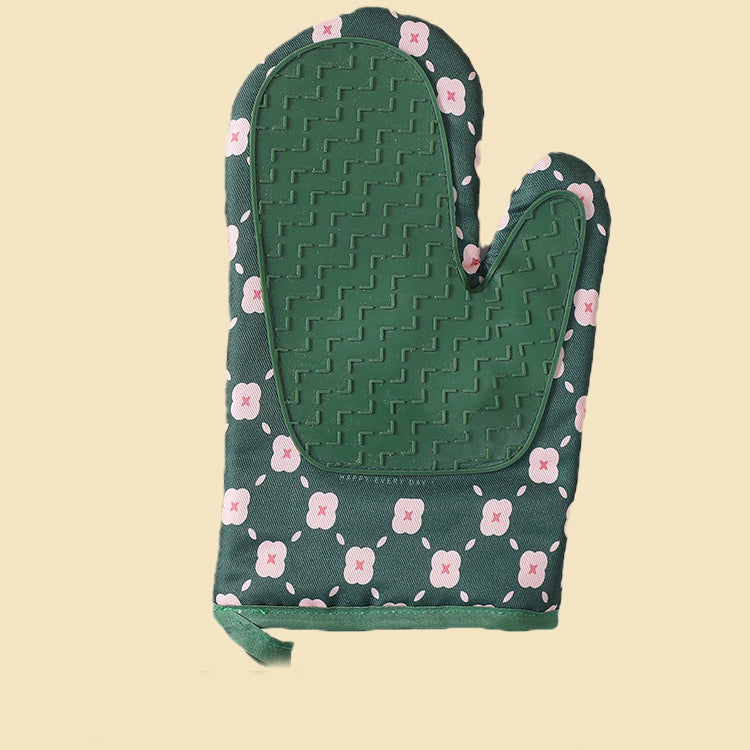 Anti-Scalding Microwave Cotton Non-Slip Insulation Gloves Oven Mitts Kitchen Heat Resistant Thickened Cotton Heat Insulation Microwave Oven Oven Anti Scalding Household Gloves Baking Tools | Insulation Gloves |
Oven Mitts: The outer layer of oven mitt is twill cloth and the inner layer is made of cotton. The