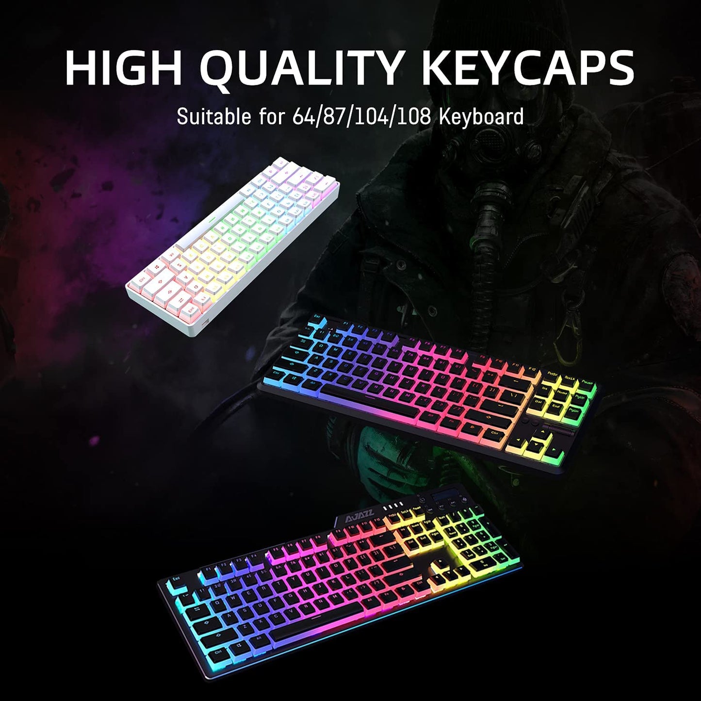 Pudding Keycap Set for Mechanical Keyboards