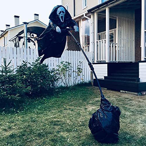 Halloween Decoration Tricky Props Skull Screaming Scarecrow Home Decor Garden Bird Repeller Decor | Tricky Props Skull Screaming |
Product information:
Item No.: Skeleton Scarecrow
material: plastic
Prop type: Skull pr