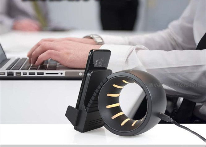 Wireless charger with light.