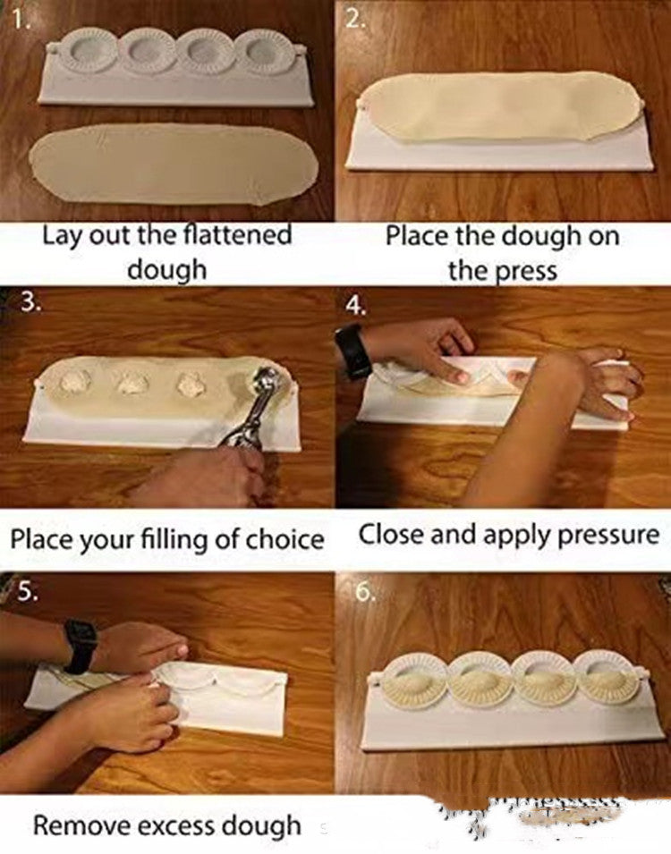Kitchen Gadgets Dumpling Mould Pure White.