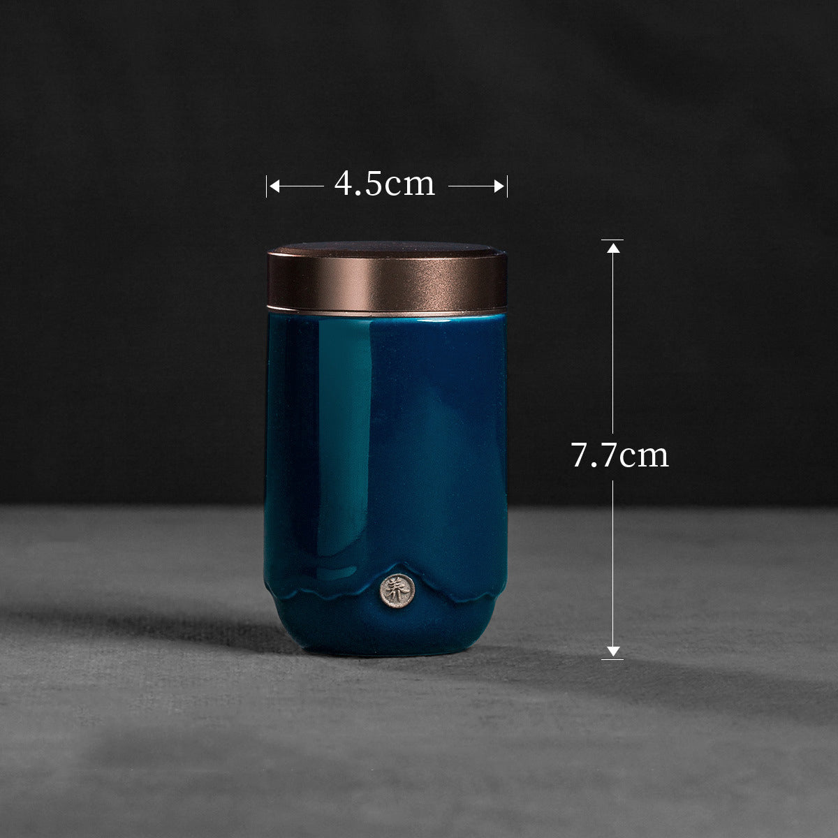 High-end Ceramic Tea Caddy, Mini Tea Caddy Gift Box, Tea Caddy.