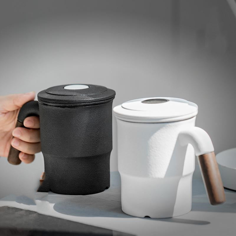 Ceramic Tea Cup With Lid Filter Office Tea Cup Custom Filter Tea Cup Tea Cup.