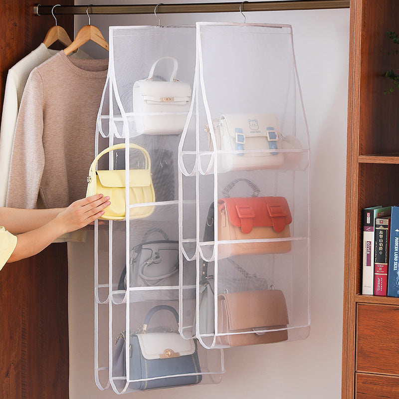 Fabric Home Dormitory Storage Hanging Bag.