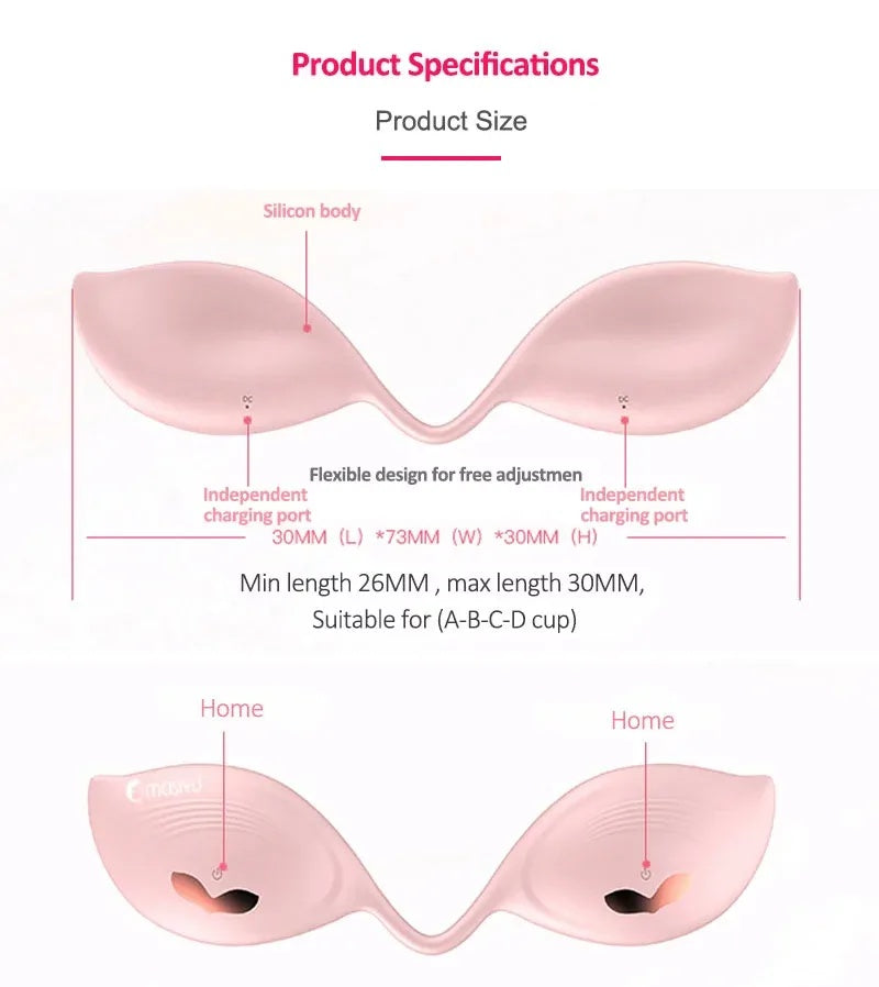 Wireless Smart Breast Massager for Ultimate Relaxation