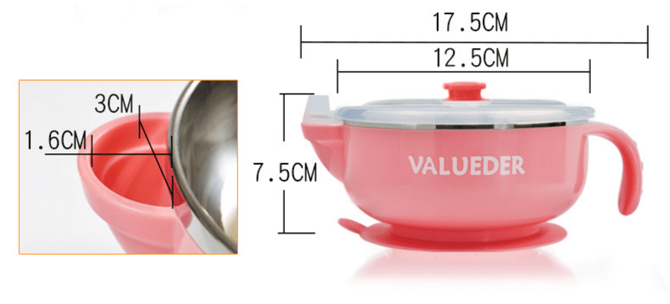 Baby Stainless Steel Feeding set | baby feeding | Material: 304 stainless steel