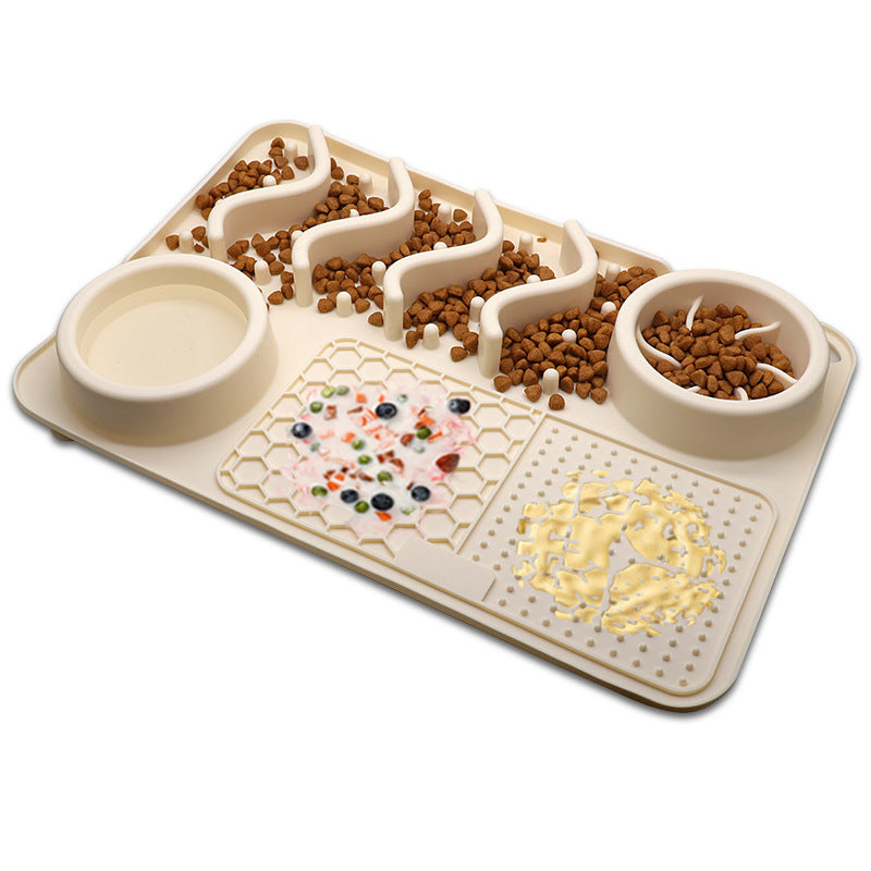 Dog Silicone Licking Pad Pet Licking Mat Silicone Smelling Mat Multifunctional Food Bowl Pets Supplies | dog feeder | Introducing the Dog Silicone Licking Pad Pet Licking Mat Silicone Smelling Mat - a multifunctional f