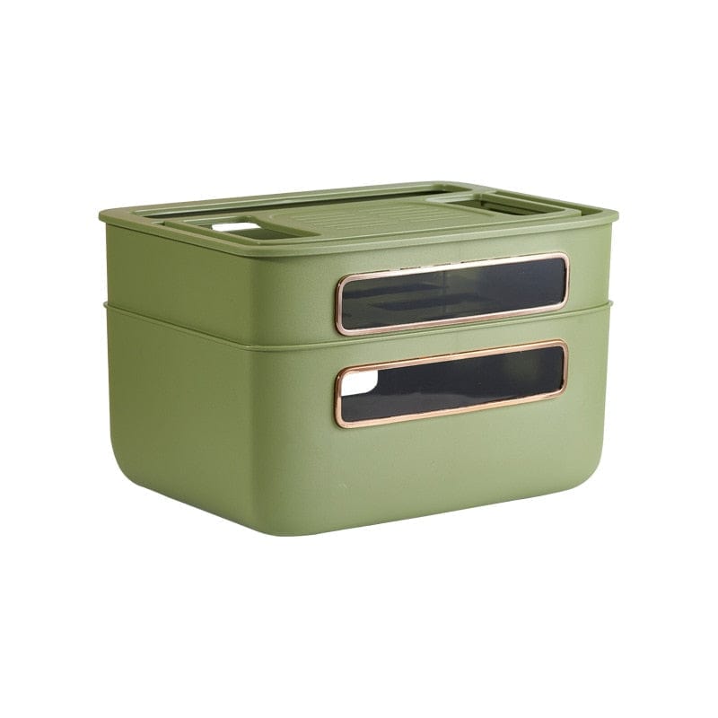 Cable Organizer Box | Your desk doesn’t have to be an eyesore any longer thanks to the Cable Organizer Box. This stylish