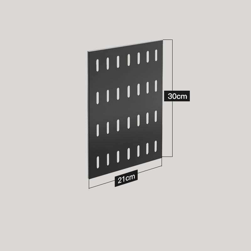 Stainless Steel Kitchen Wall Mounted Kitchen Storage Rack Hole Plate.