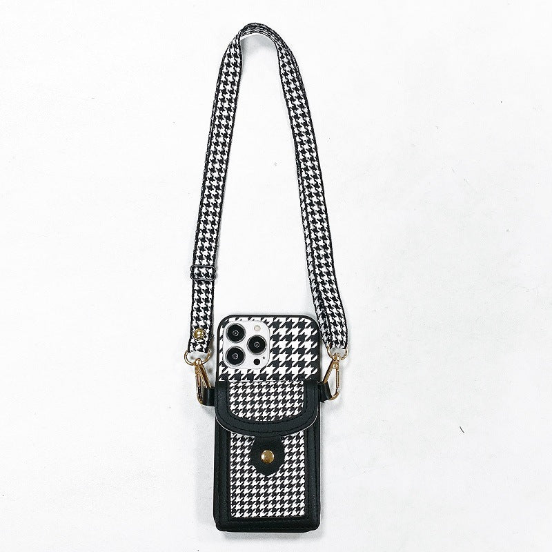 Mobile Phone Case With Inclined Back And Protective Sleeve.