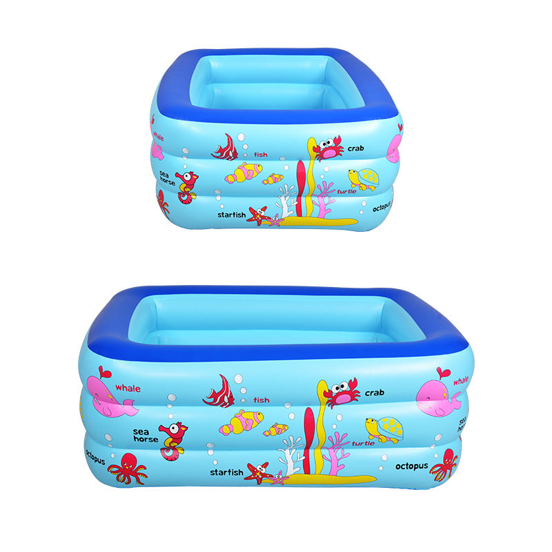 Family Outdoor Children's Inflatable Water Play Pool.