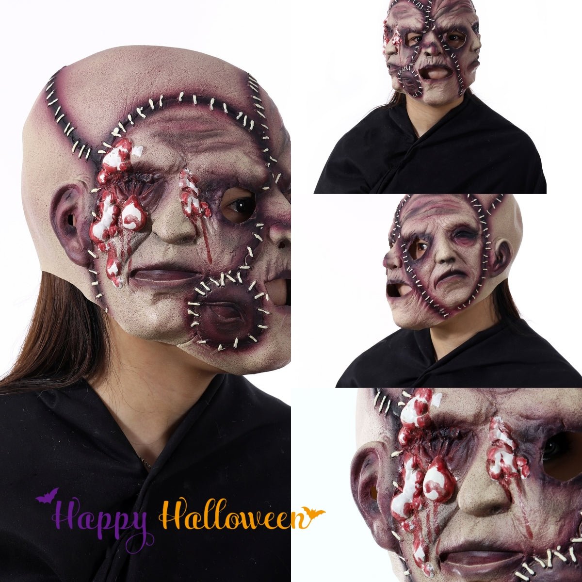 sided grimace horror mask cosplay mask party scary mask 2023 - 0