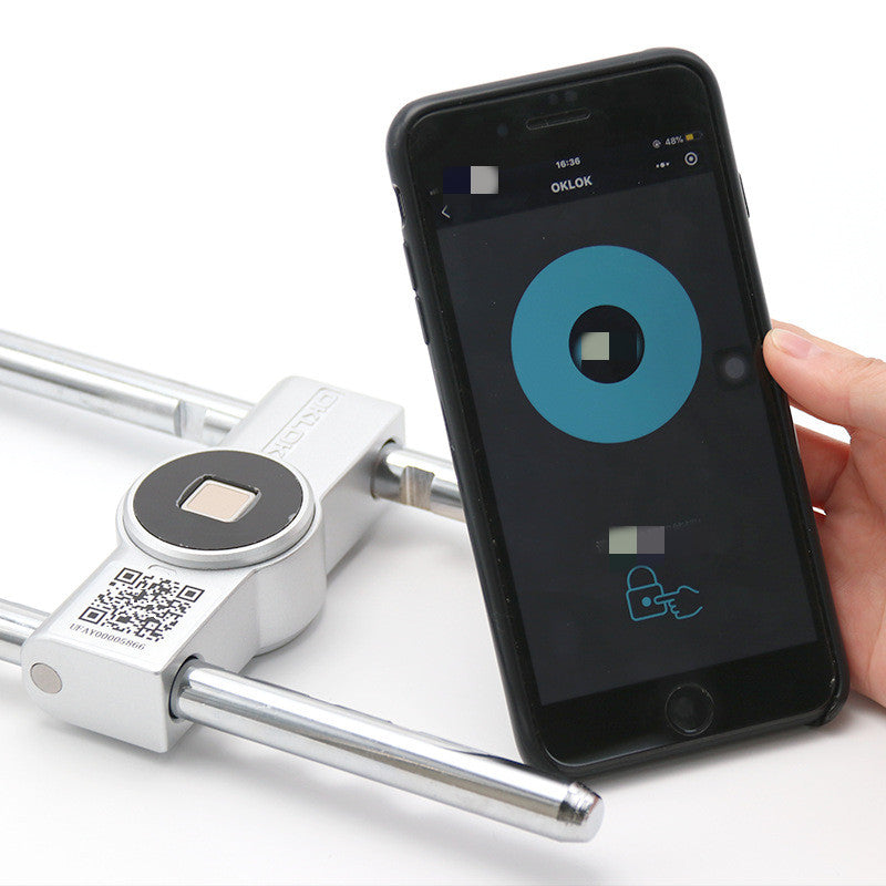 Home smart fingerprint door lock.