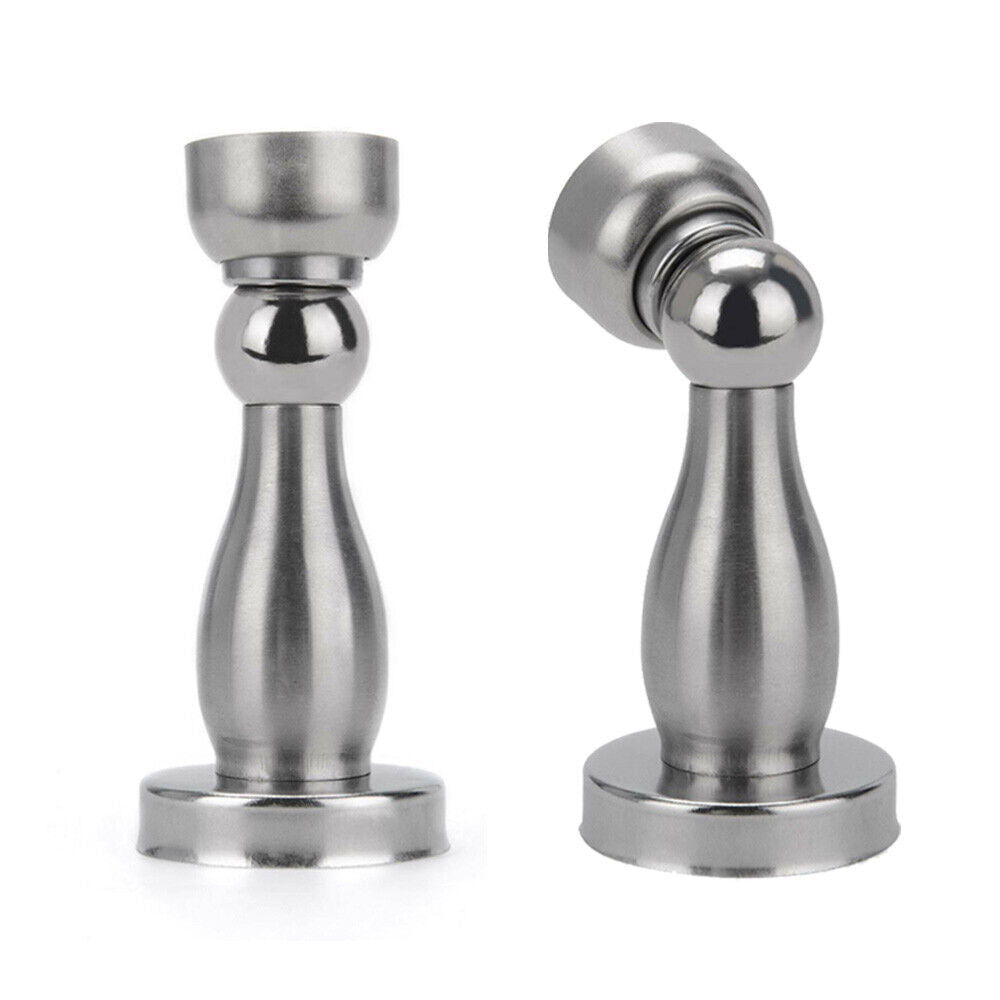 4x Magnetic Door Stops Buffer Wedge Stop Holder Metal Stopper Stainless Steel UK | Magnetic Door Stops |
Description:
1. The wall mounted door stop is made from stainless steel, wall mounted.WORKS ON