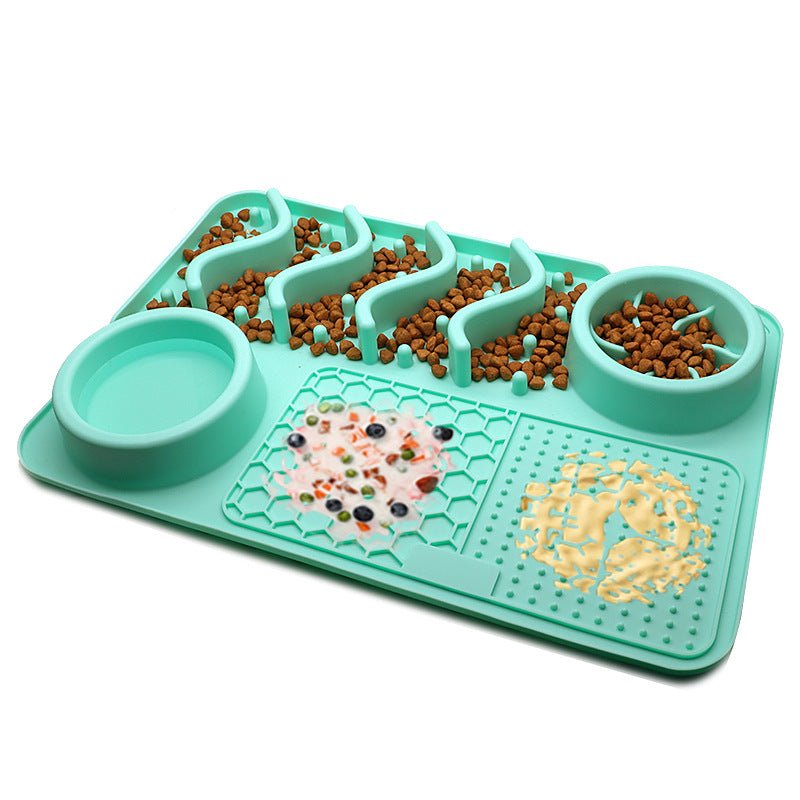 Dog Silicone Licking Pad Pet Licking Mat Silicone Smelling Mat Multifunctional Food Bowl Pets Supplies | dog feeder | Introducing the Dog Silicone Licking Pad Pet Licking Mat Silicone Smelling Mat - a multifunctional f