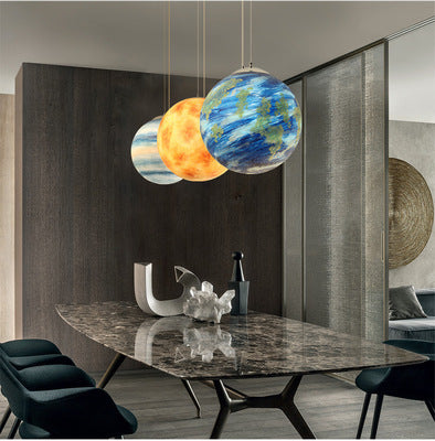 Nordic post-modern dining room chandelier.