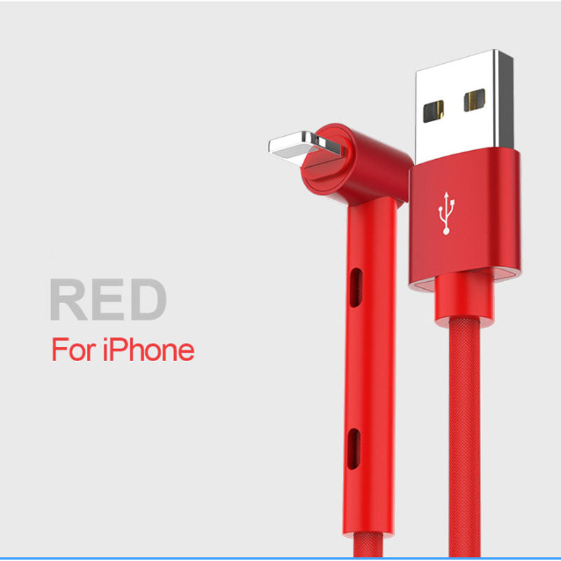 curved phone charging cable.